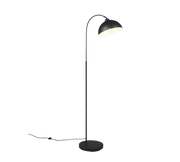Piantana ad arco, metallo, nero, H 170 cm, Sierra