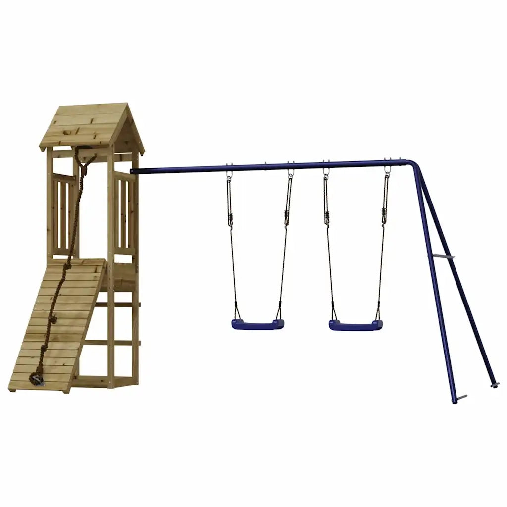 Set da Gioco da Esterno in Legno di Pino Impregnato CFW9556625