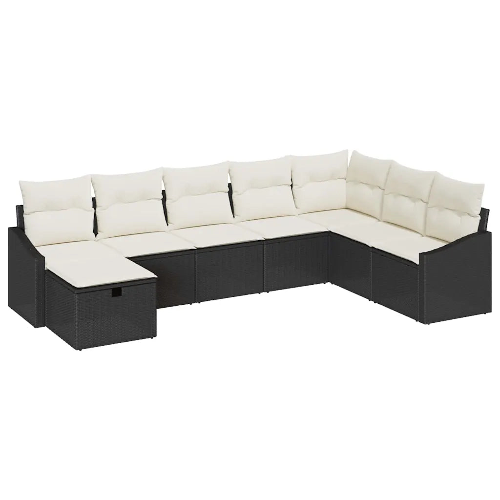 Set di divani con cuscino 9 pcs polyrattan
