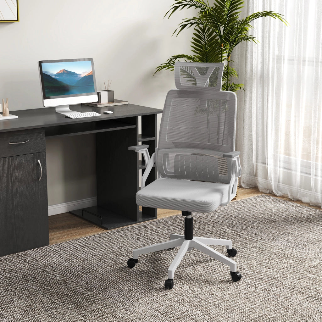 Sedia da ufficio regolabile ¨C zephmum ¨C nero 60x61x121,5 cm