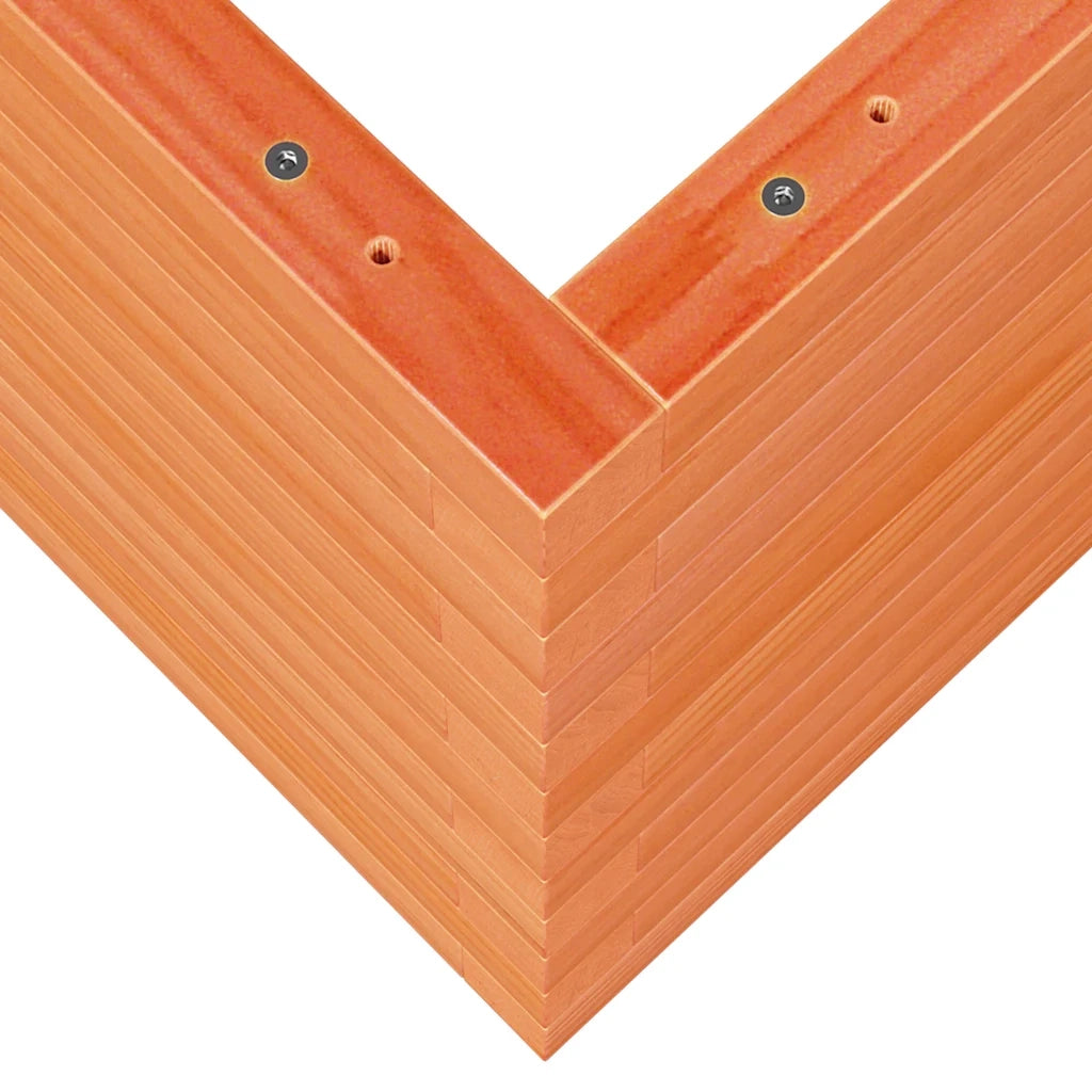 Fioriera Giardino Marrone Cera 70x40x45,5cm Legno Massello Pino 847265