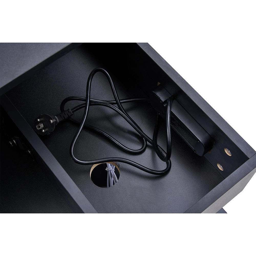 Tavolino-Xylo-100x50x42cm LED idraulico capacit?? 50kg