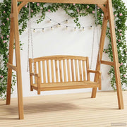 Panchina a Dondolo Naturale 114 x 61 x 61,5 cm 42030018