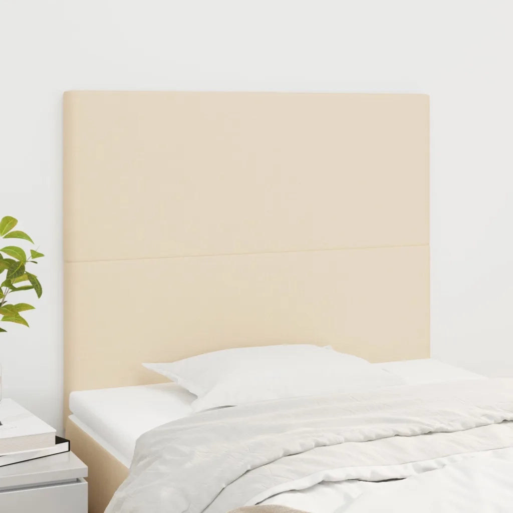 Testiera Crema 100x5x118/128 cm Tessuto 3116047