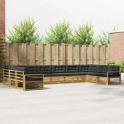 Set divani Legno di Acacia Massello