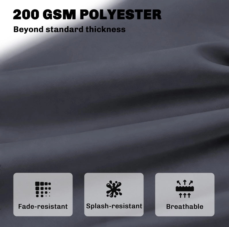 Cuscino per panca 3 posti 150 x 98 x 8 cm poliestere grigio scuro per interni ed esterni