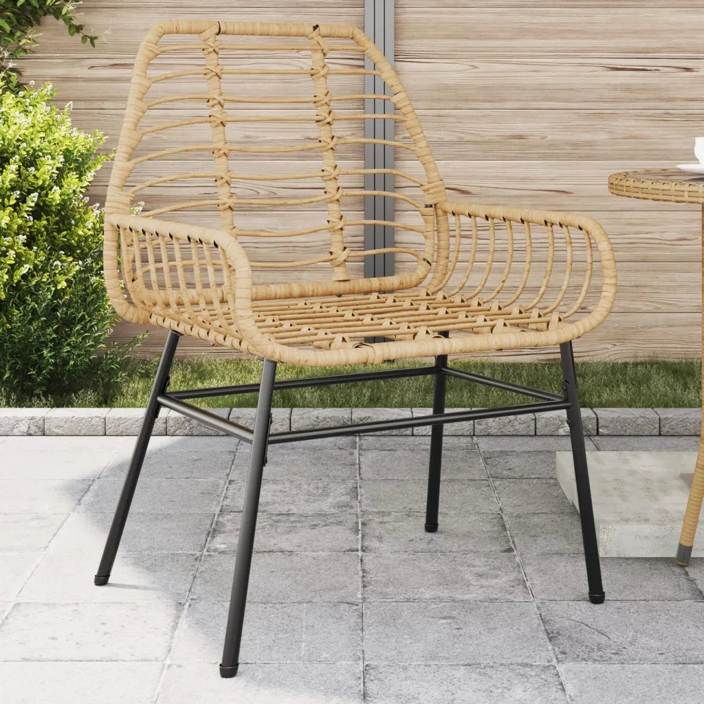 Sedie da Giardino 2 pz | Sedie da Esterno Marroni in Polyrattan