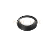 THESSALY faretto da Incasso 1 Luce Bordo Raso Nero IP54 attacco GU10 d.6cm