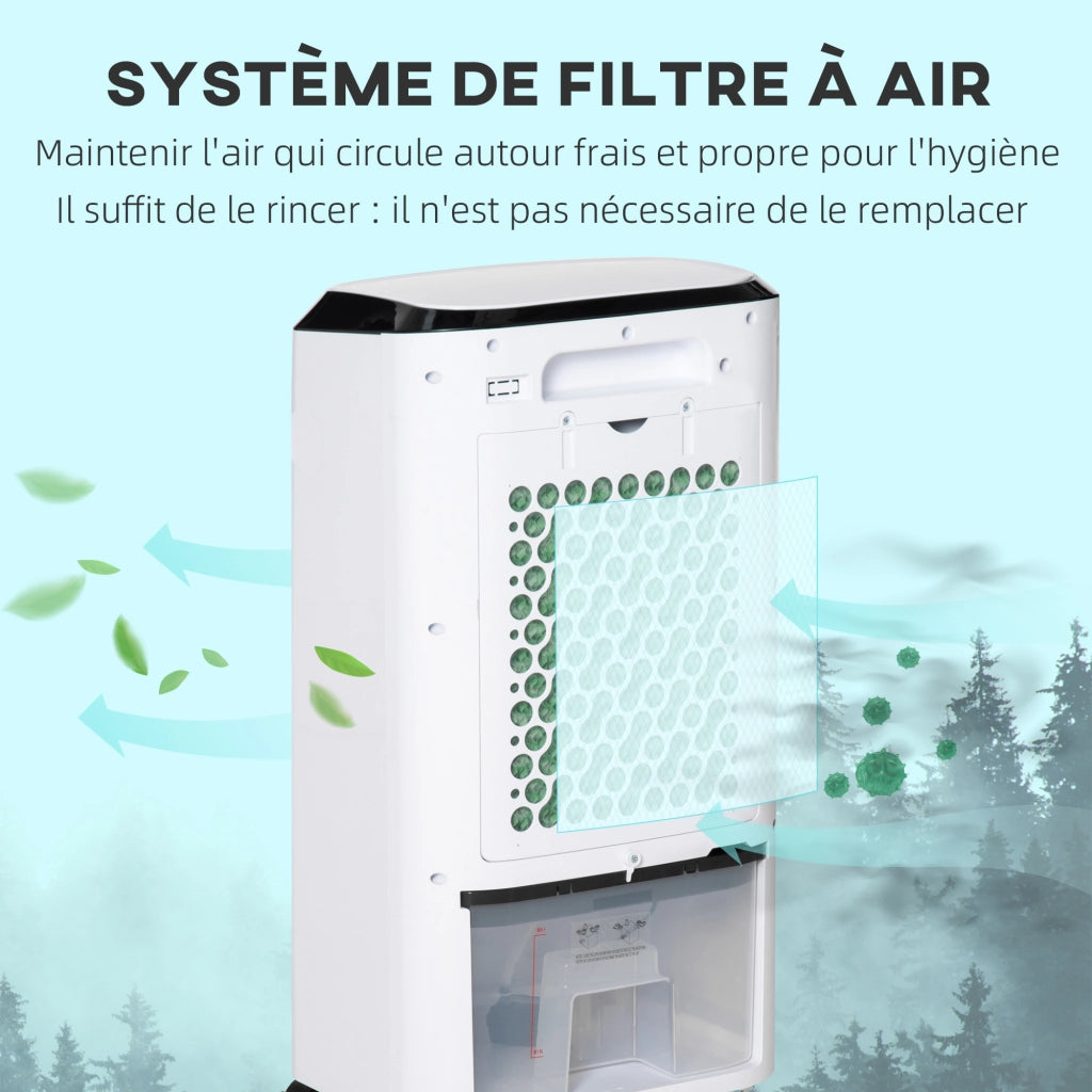 Raffrescatore d'aria mobile ionizzatore 4 in 1 ¨C zephmum ¨C bianco nero