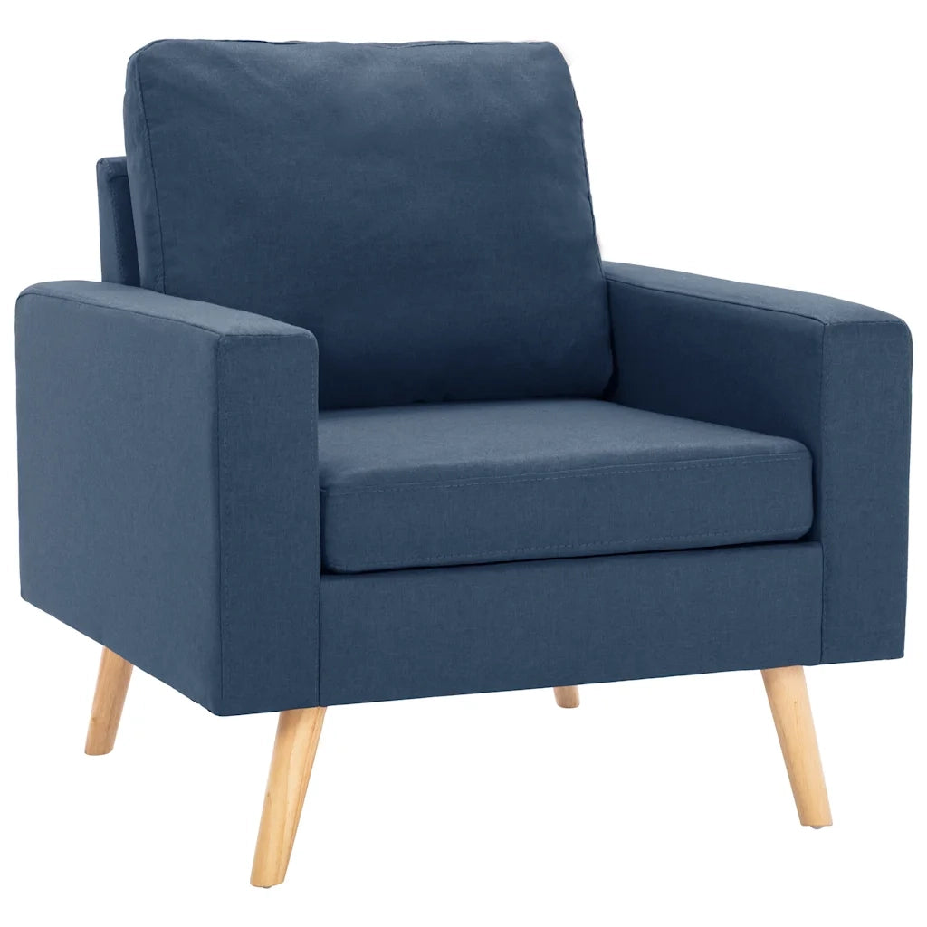 Poltrona Blu in Tessuto cod mxl 19009