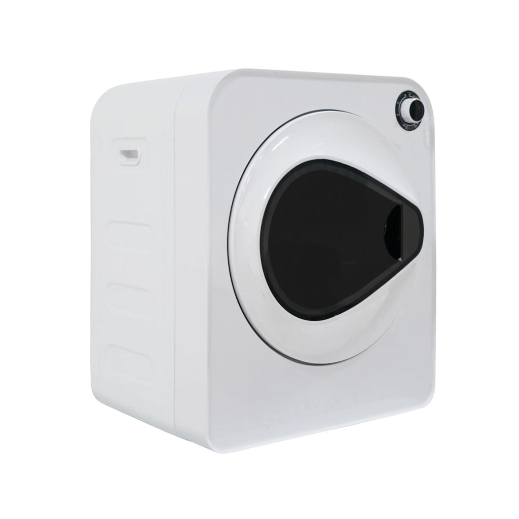 Asciugatrice Compatta 3 kg 830 W con PTC Ceramico; 4 Programmi; Cestello Inox e Montaggio a Parete