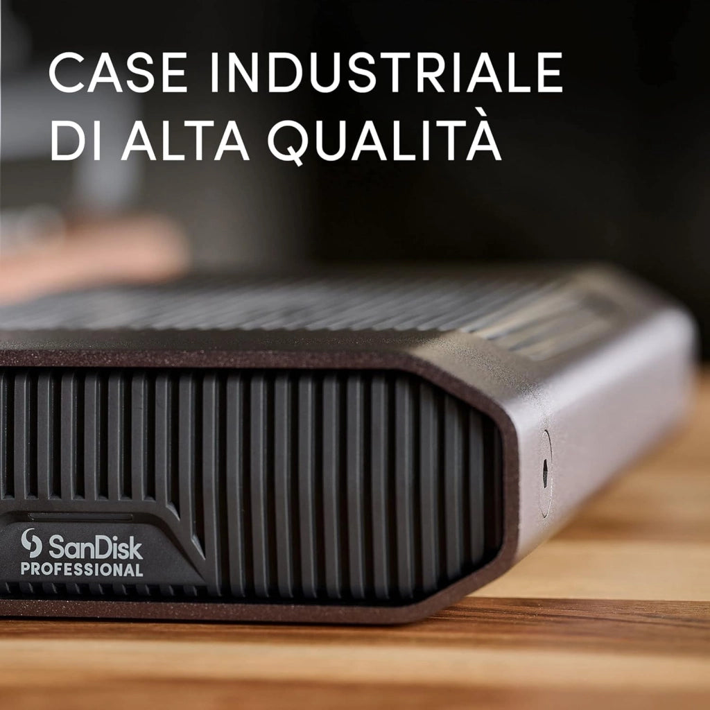 SanDisk Professional 12 TB G-DRIVE - Hard disk desktop di classe enterprise, fino a 250 MB/s USB-C (5 Gbps), USB 3.2 Gen 1