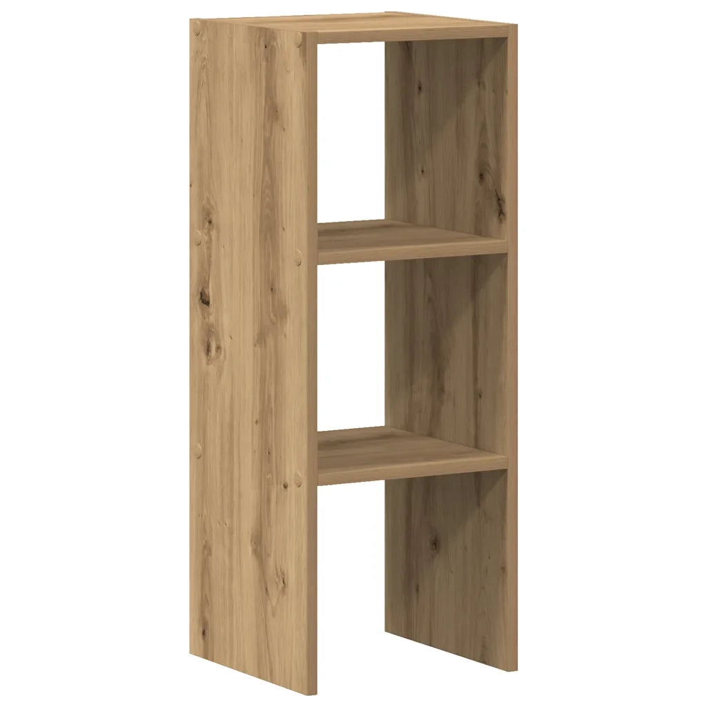 Libreria Impilabili Rovere Artigianale 30x30x80 cm Truciolato 858819