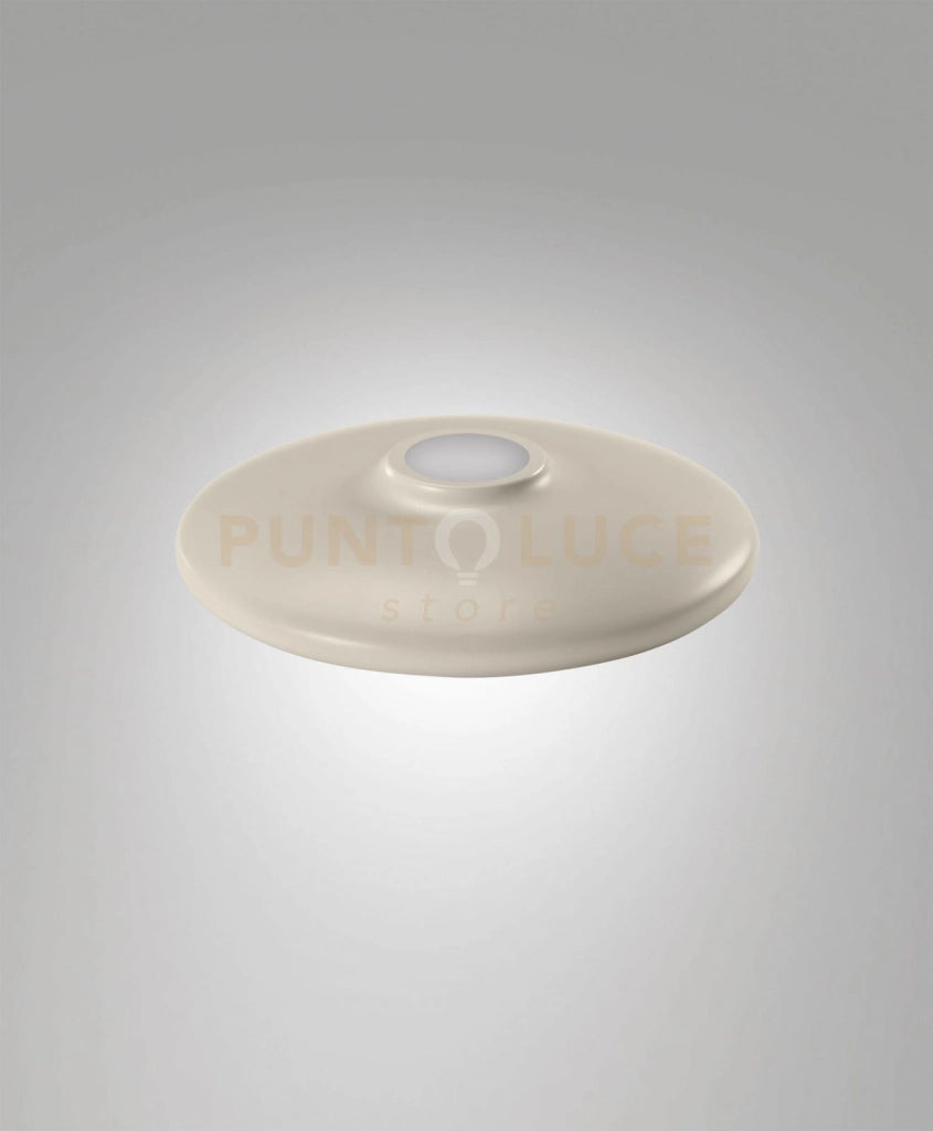 3804-58-355 DIFFUSORE/PARALUME IN METALLO SABBIA D.25CM H.4,5CM PER KIT LUCI 8W