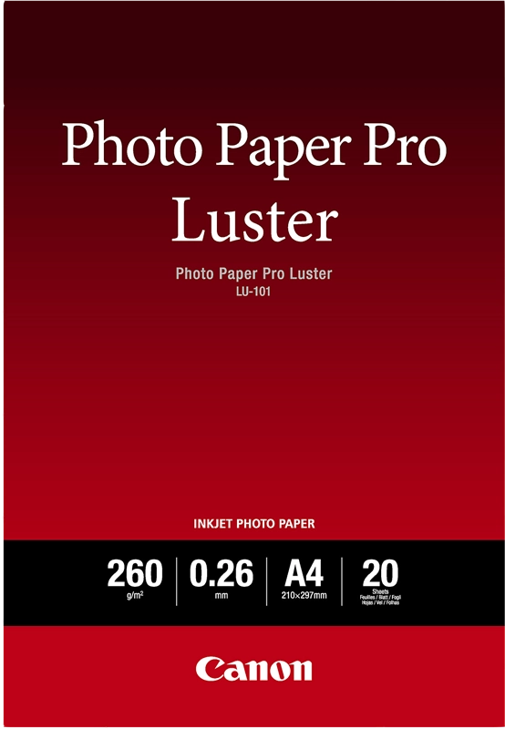 Canon Carta fotografica Luster PRO LU-101 A4 - 20 fogli