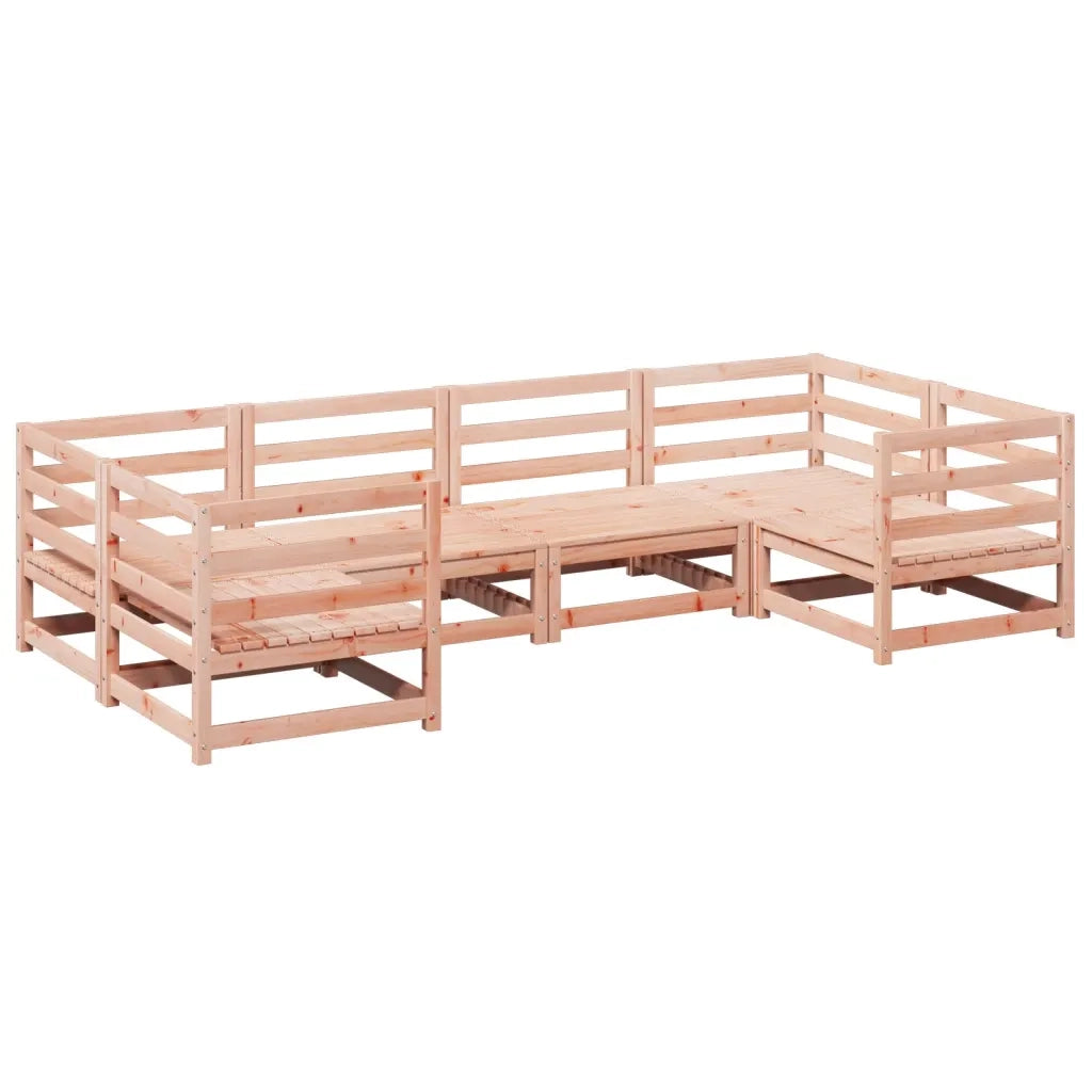 Set Divani da Giardino 6 pz in Legno Massello Abete Douglas 3299605