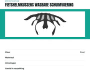 Set di 2 accessori di protezione per casco - Schiuma lavabile - Piumini universali per casco - Accessori per casco - Protezione confortevole - Piumino per casco