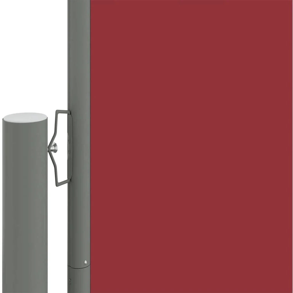 Tenda da sole laterale retrattile/schermo privacy per patio giardino terrazza balcone 200 x 600 cm rosso 02_0007472
