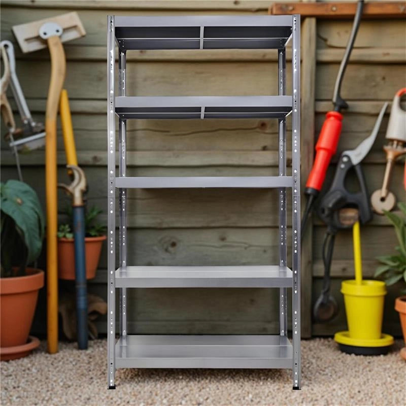 SCAFFALE IN METALLO MACISTE 120 X 40 X 195 H 5 PIANI KG 260 SENZA BULLONI