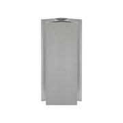 Angolare per zoccolo cucina 90° alluminio satinato h10 ANGOLAREH10DOAL