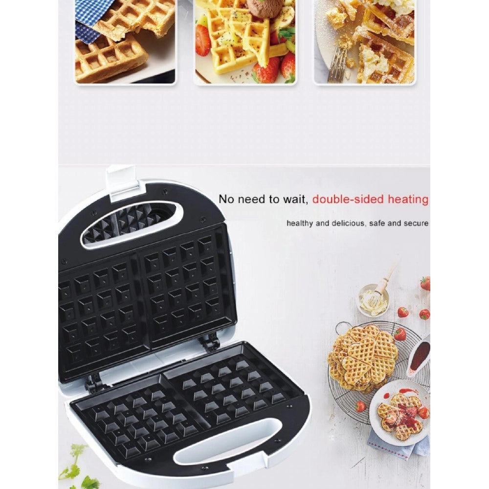 Trade Shop - Macchina Per Cialde A Cuore Piastra Waffle Acciaio Waffel Waffle Wafer 750w -