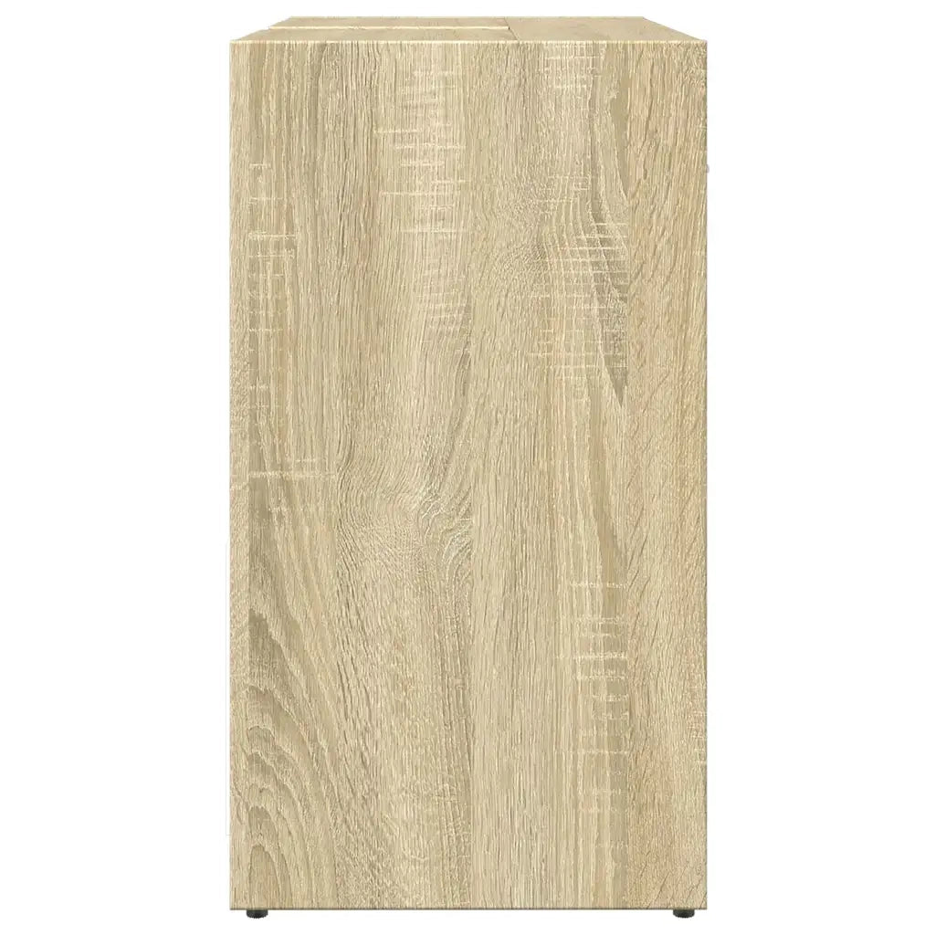 Mobile Lavabo Bagno Rovere Sonoma 60x33x60 cm Legno Multistrato