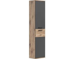 Cassettone in Legno di Eucalipto - Alta Qualità - Cassettone da Parete - 37cm x 24cm x 152cm