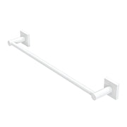 Porta asciugamani da muro 45 cm bianco in acciaio inox Sidera