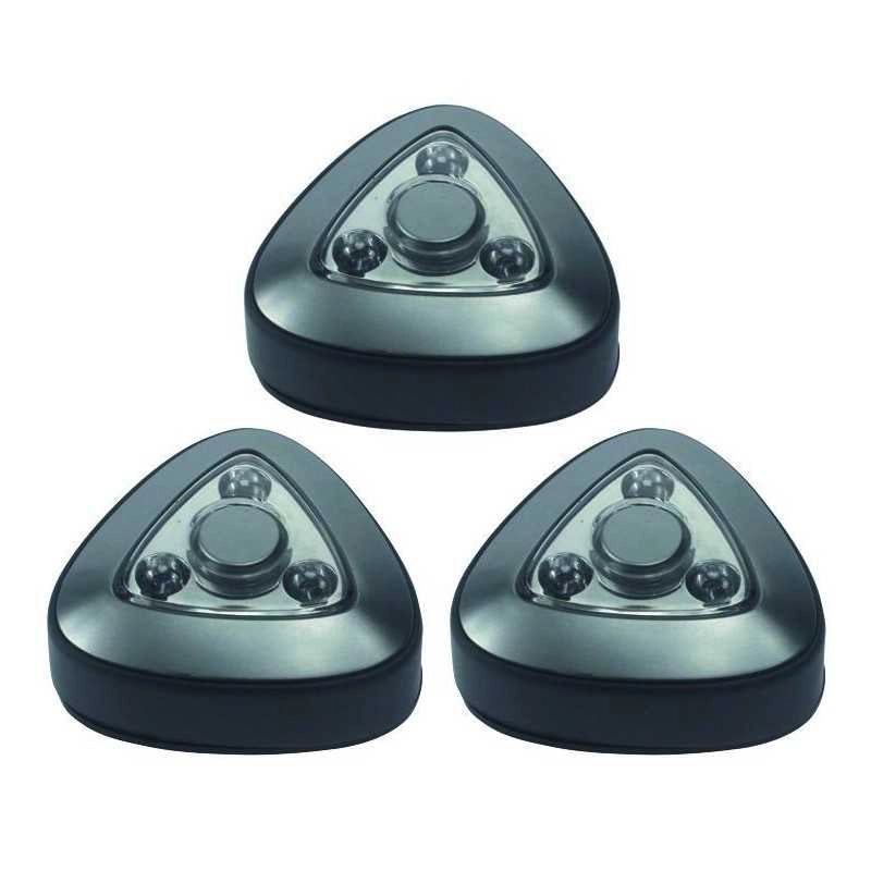 Lampada per Armadi Vigor Clic Set 3 Pezzi Adesive Led 3