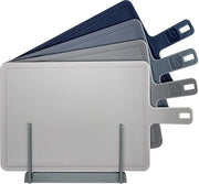Set di Piatti da Cucina, Piatti da Cucina in Plastica con Comodino di Stoccaggio, 4 Pezzi di Piatti da Cucina, Senza BPA, Sicuri al Lavarani Kitchen Piatti da Cucina, 21,8 x 29,5 cm