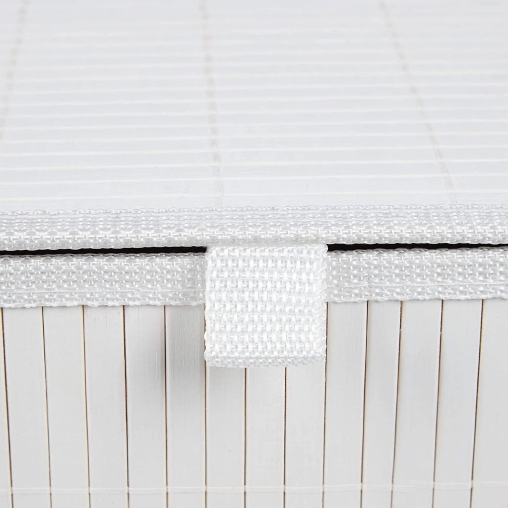 Set di 3 cestini portaoggetti/cestini decorativi in ​​bambù bianco 13_0002491