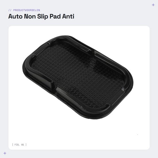 Supporto per smartphone per auto con materiale antislip - Montaggio facile - Materiale robusto - Resistente all'usura