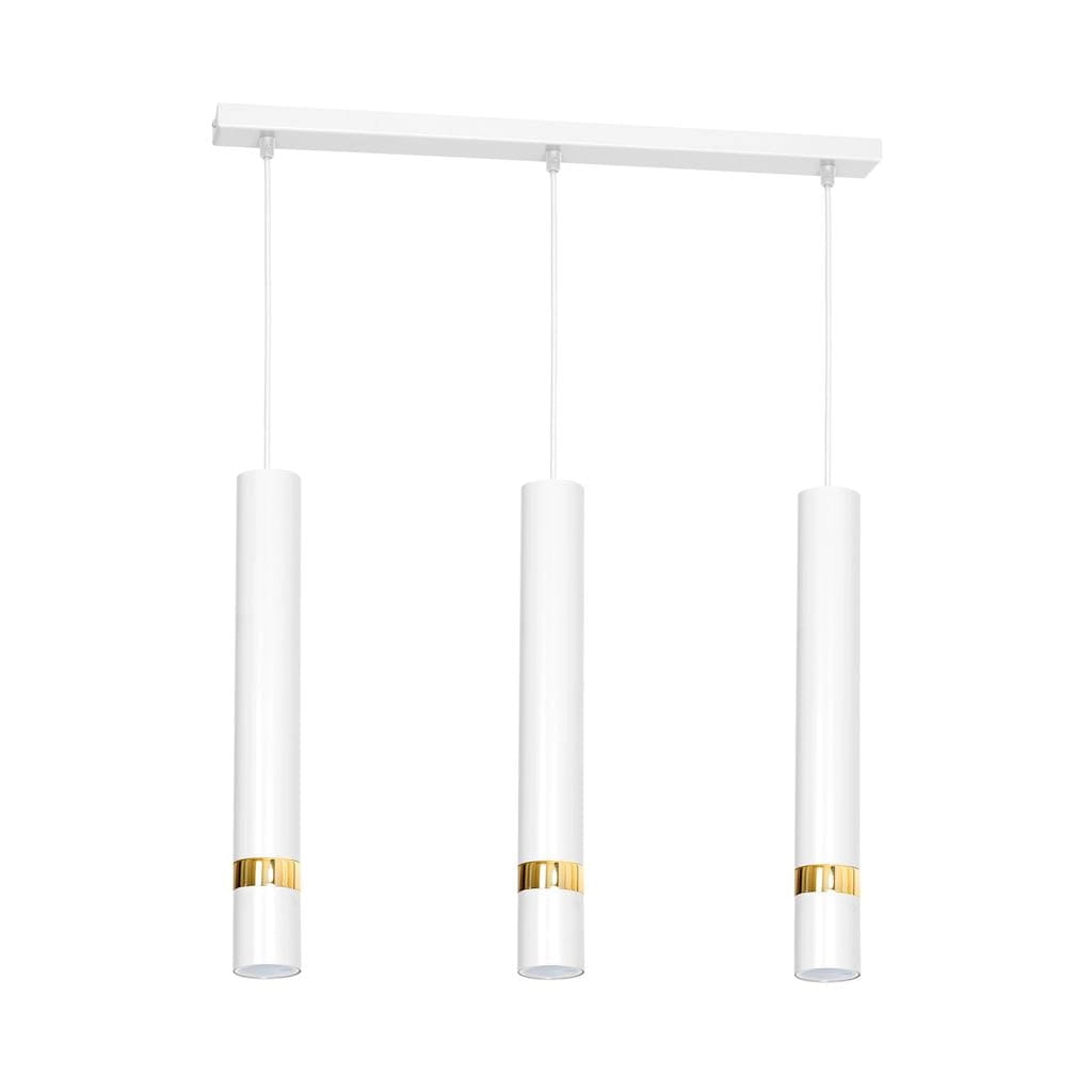 Lampadario Milagro Joker bianco/oro 3xGU10 35W IP20 H80cm