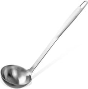 Pollepel in Acciaio Inox con Finitura Liscia - Resistente al Detergente per Lavastoviglie