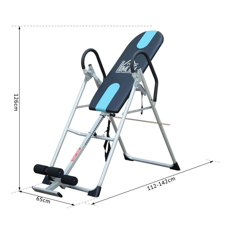 PANCA A INVERSIONE GRAVITAZIONALE PROFESSIONALE IMBOTTITA 65X112-142X126