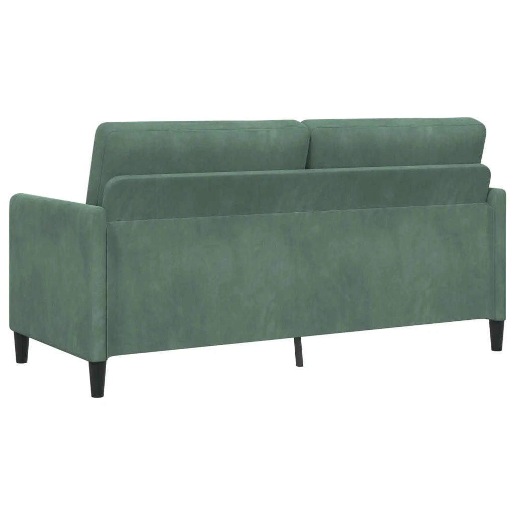 Set di Divani con Storage 2 pz Verde Mare Poliestere 3429201