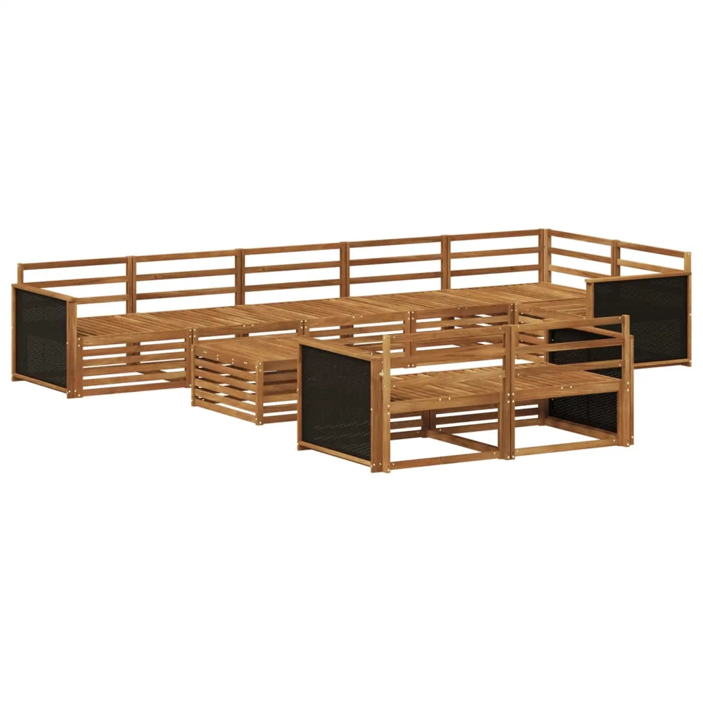 Set di divani da esterno 9 pz 3383522