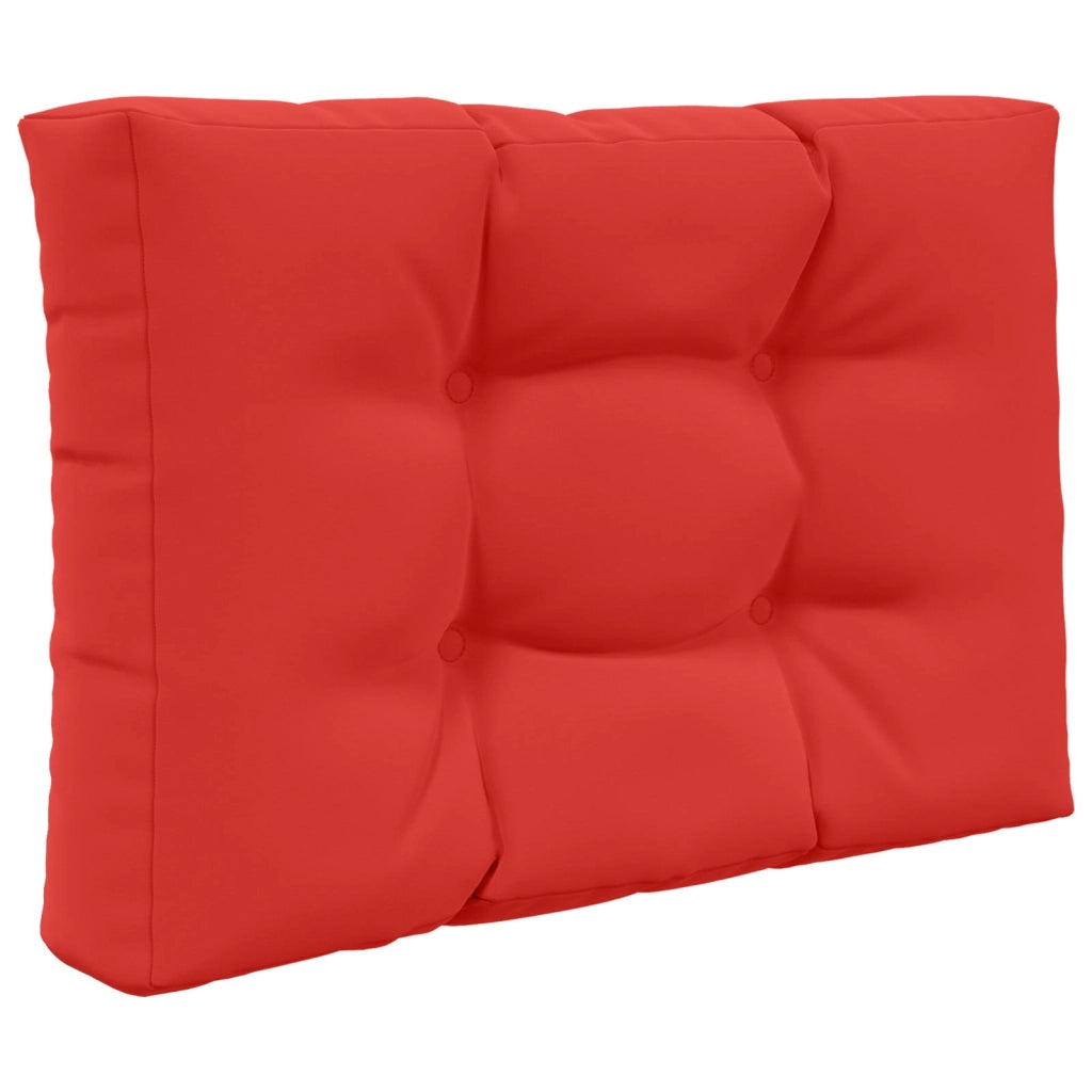 Cuscino per divano da esterno 2 pcs Rosso Poliestere
