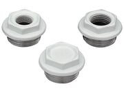 Kit tappo verniciato per radiatori in alluminio 1x1/2 white