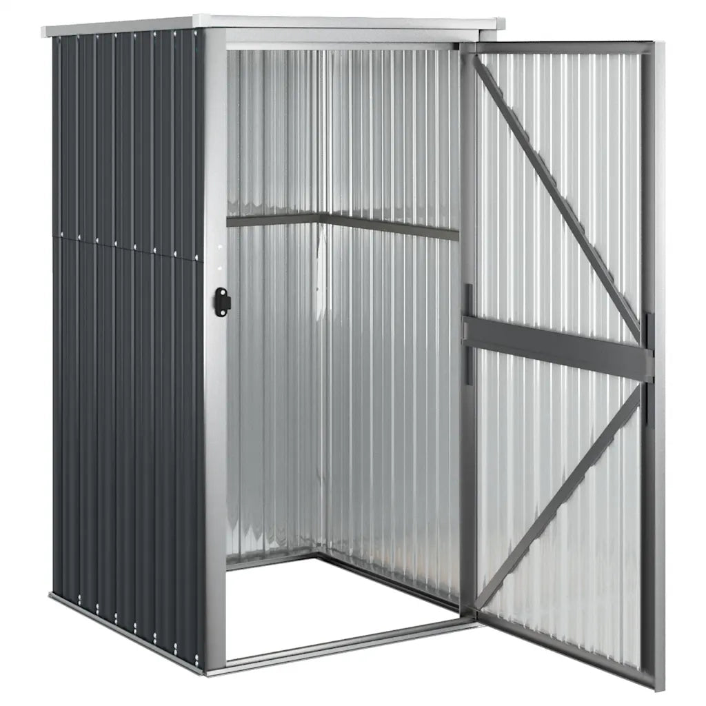 Capanno per Attrezzi Antracite 88x89x161 cm Acciaio Zincato 316207