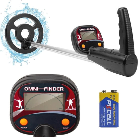 Metaaldetector per bambini - Set di metaaldetector - Regolabile altezza - Incluso batterie - Detettori di metallo - Ideale per spiaggia o bosco