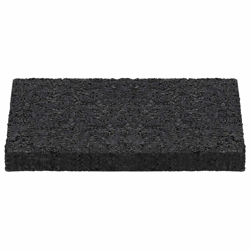 Pad per patio in granuli di gomma Nero 6 x 9 x 0,8 cm Gomma CFW9880506
