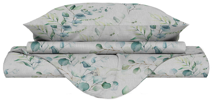 Copripiumino Singolo con Federe Stampato in Microfibra Ivy