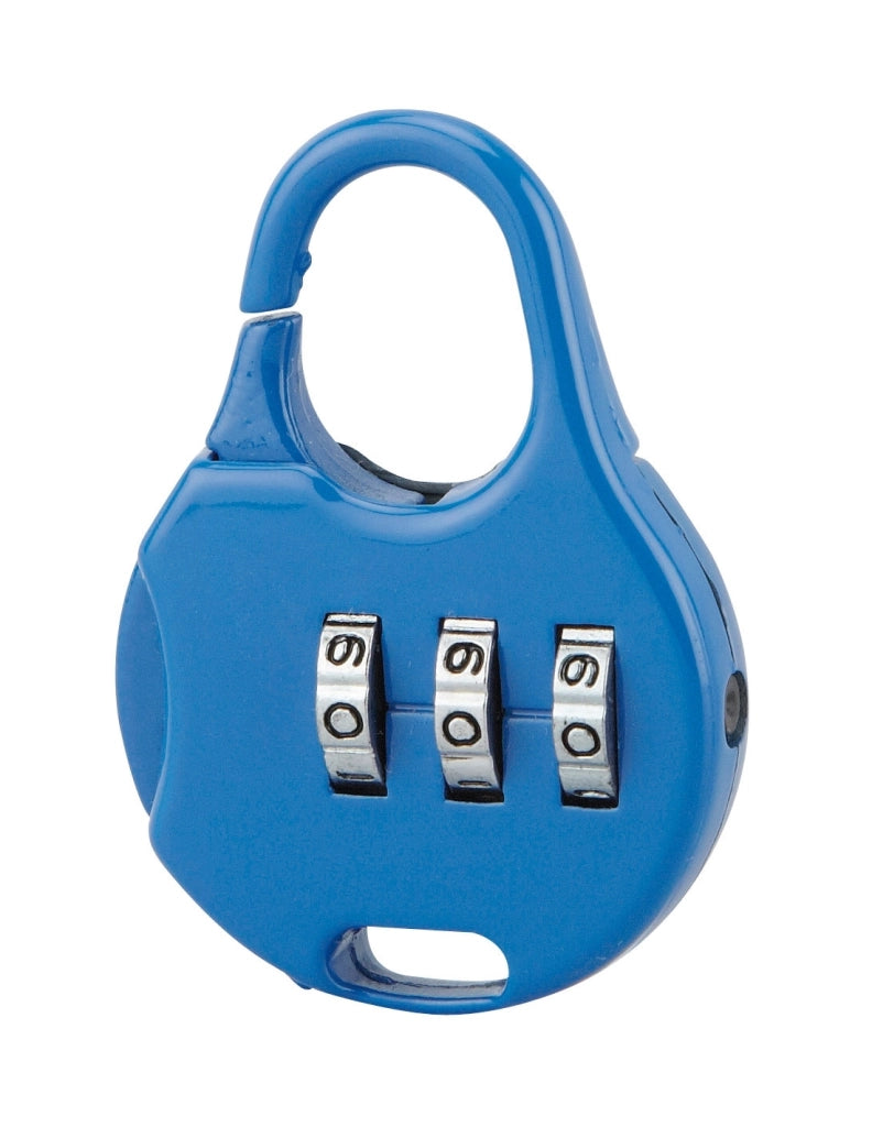 Lucchetto a combinazione Nomad Water Drop, 3 cifre, interno, arco in acciaio, 30 mm – THIRARD