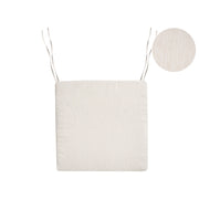Cuscino per sedia da giardino in tessuto poliestere beige chiaro resistente raggi raggi UV