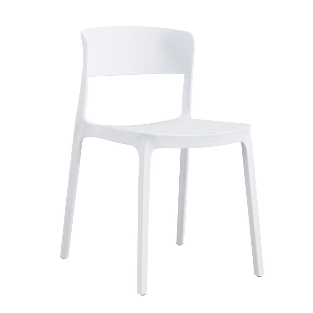 Sedia diaspro polipropilene 46x51x74 cm bianco