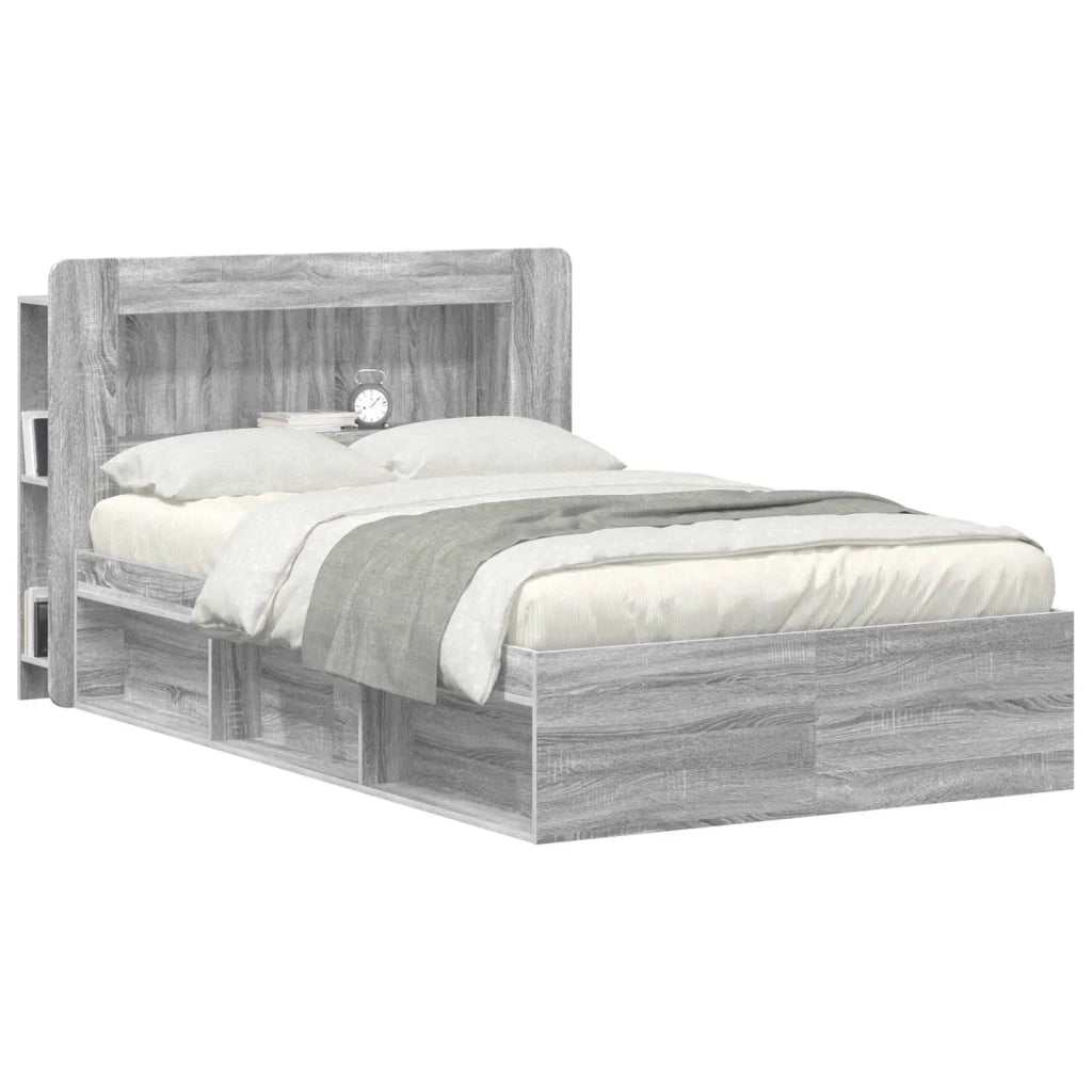 Testata del letto Grigio Sonoma Legno ingegnerizzato 8001261