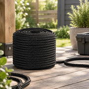 Black Work Rope, 12 Mm, 25 M, Polyester