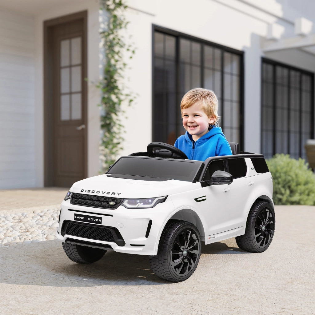 Auto elettrica per bambini 12V con telecomando ¨C Xylo ¨C LED, musica, 3-6 anni, bianco