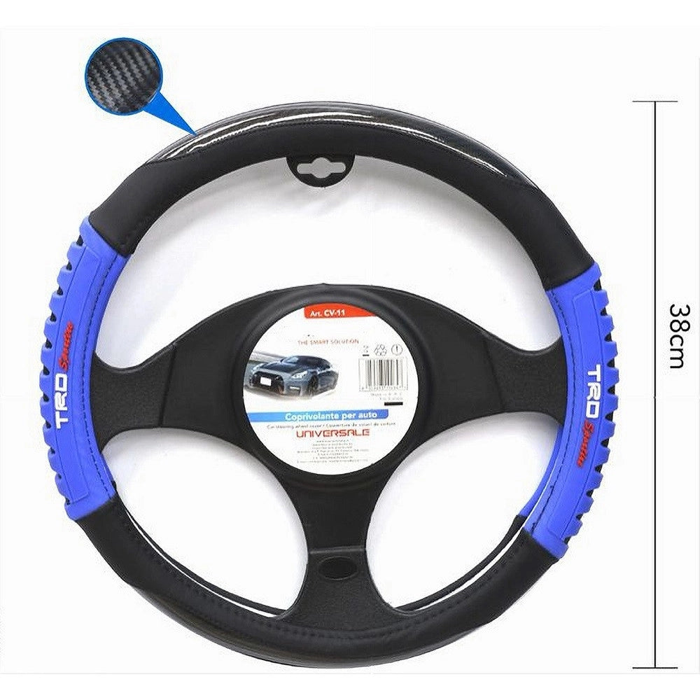 Trade Shop - Coprivolante Universale Per Interno Auto Fodera Protezione Per Sterzo 38cm Cv-11 -